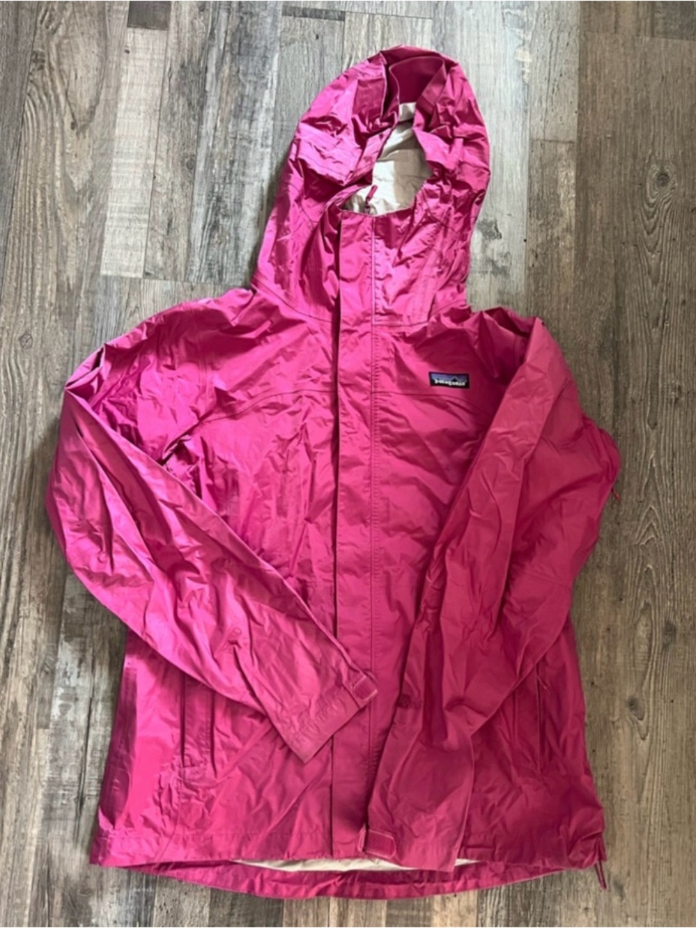 Patagonia Women's Hot Pink Hooded Shell Jacket